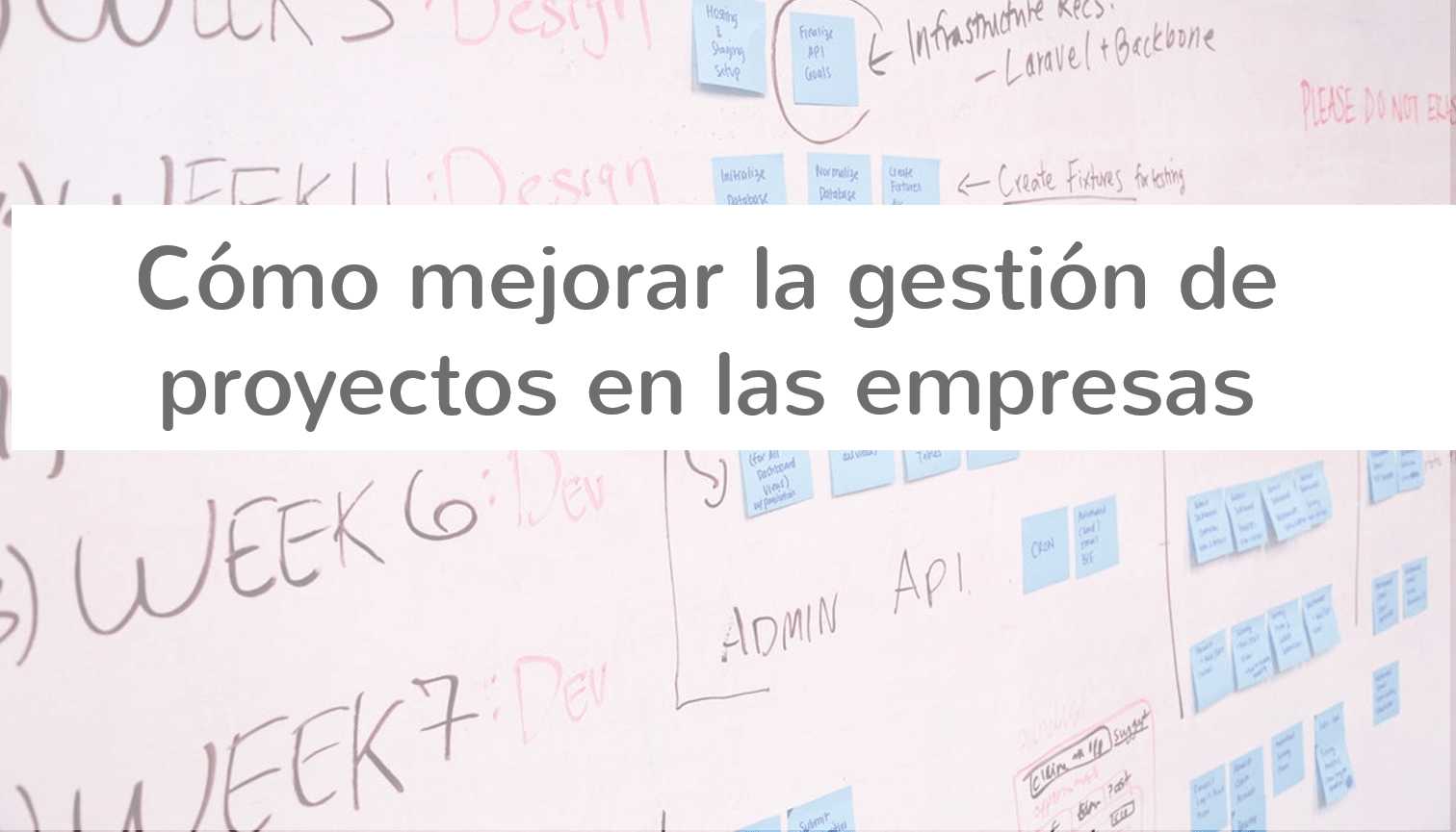 Cómo mejorar la gestión de proyectos en las empresas Cómo mejorar la gestión de proyectos en las empresas